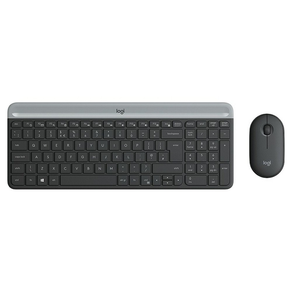 Tastiera e Mouse Logitech 920-009190 Nero Grigio Francese AZERTY    