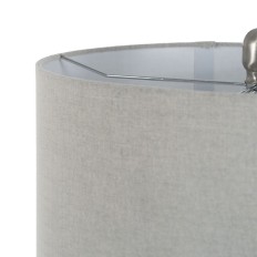 Lampada da tavolo Grigio Metallo Ceramica 60 W 220-240 V 38 x 38 x 73 cm    