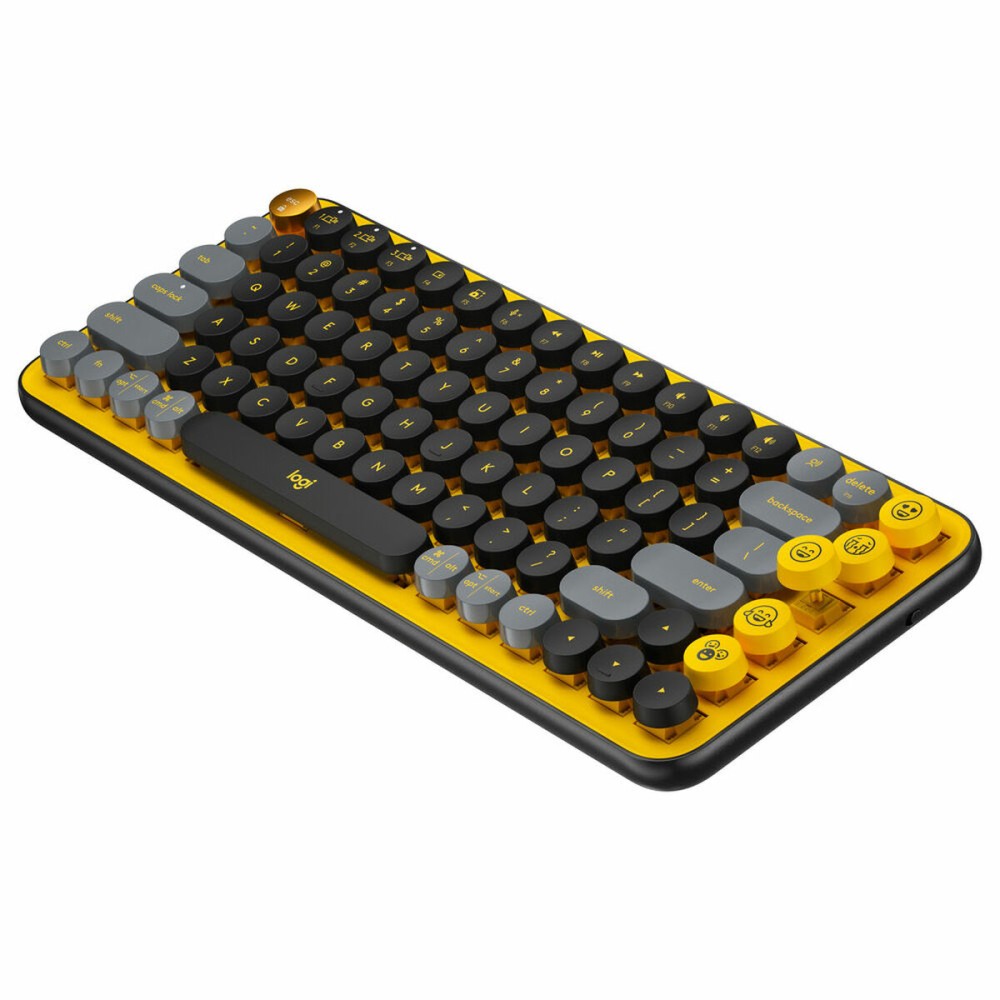 Tastiera Logitech POP Francese Giallo AZERTY    