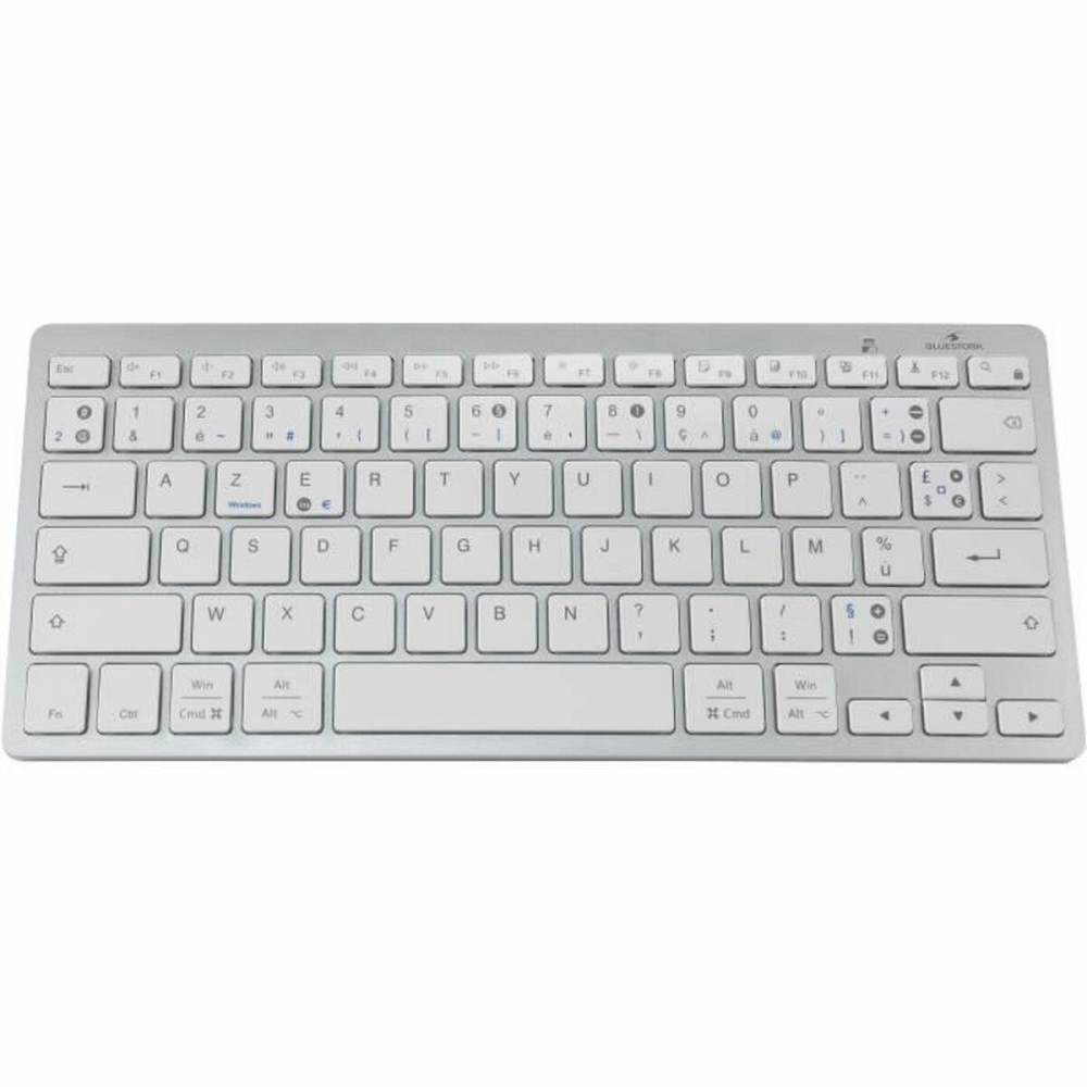 Tastiera Bluetooth Bluestork KB-MINI-PC-MAC/FR Azerty Francese Bianco    