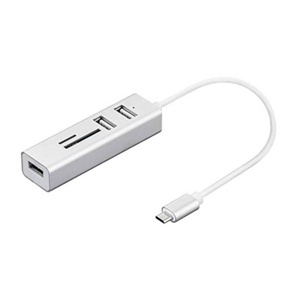 Hub USB Nilox NX090301141 Bianco Argentato    