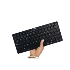 Tastiera Wireless Nilox NXKB01B Qwerty in Spagnolo Nero    