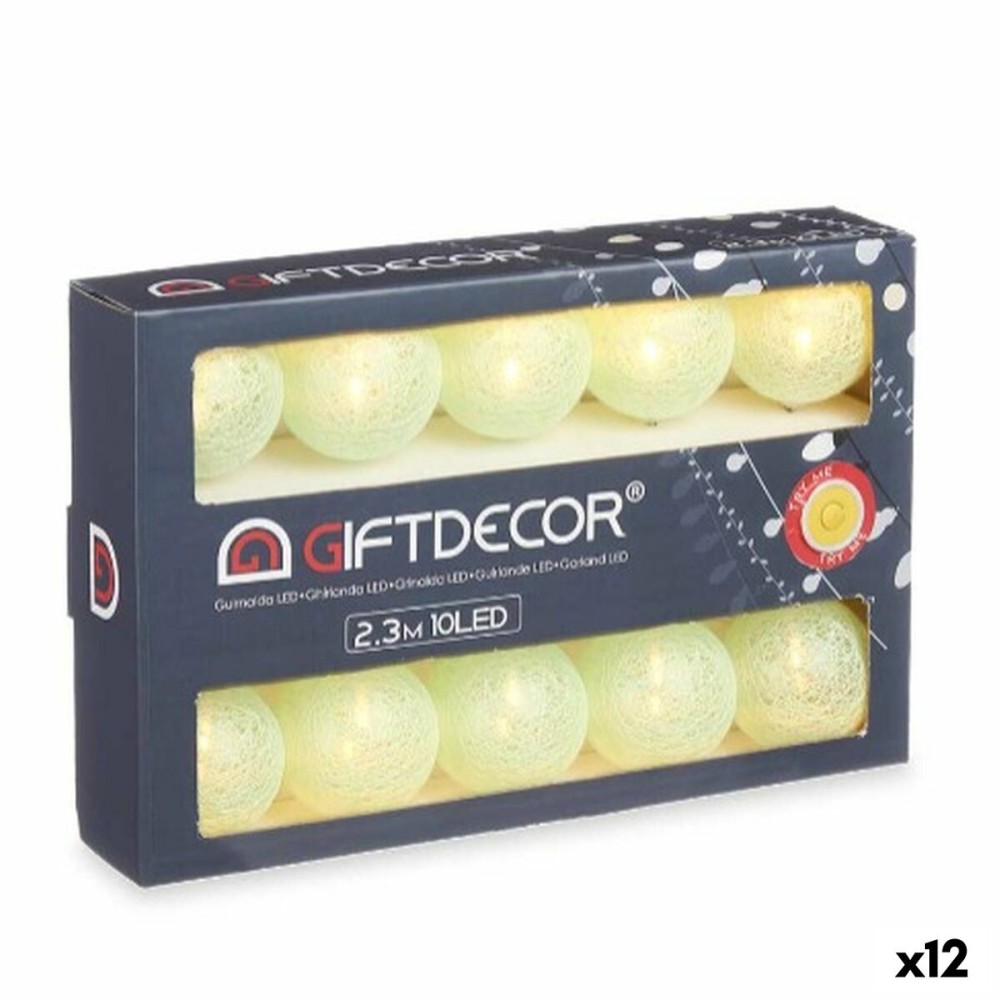 Ghirlanda di Luci LED Sfera Verde 2,3 m (12 Unità)    