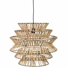 Lampadario Alexandra House Living Marrone    