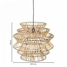 Lampadario Alexandra House Living Marrone    