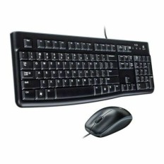 Tastiera e Mouse Logitech Desktop MK120 USB Nero Italiano    