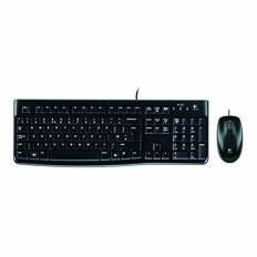 Tastiera e Mouse Logitech Desktop MK120 USB Nero Italiano    