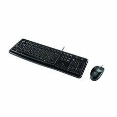 Tastiera e Mouse Logitech Desktop MK120 USB Nero Italiano    