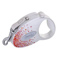 Guinzaglio per Cani Flexi Glam Splash 3 m Bianco S    