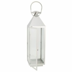 Lanterna Alexandra House Living Argento Vetro Acciaio inossidabile 23 x 72 x 24 cm    