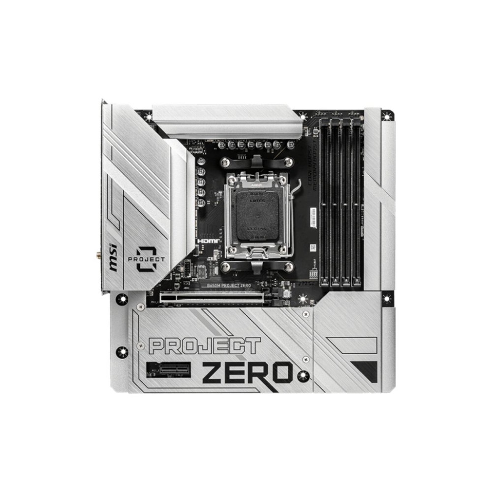 Scheda Madre MSI B650M PROJECT ZERO AMD B650 AMD AM5    