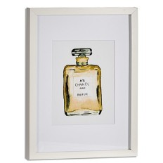 Quadro CH Nº5 Profumo Vetro Truciolare 33 x 3 x 43 cm (6 Unità)    