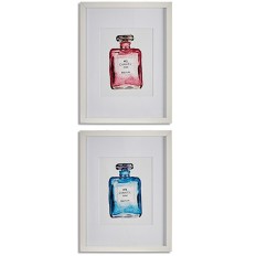 Quadro CH Nº5 Profumo Vetro Truciolare 33 x 3 x 43 cm (6 Unità)    