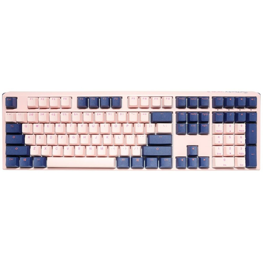 Tastiera Wireless Ducky DKON2108-PUSPDFUPBBC1 Rosa Monocromatica QWERTY    