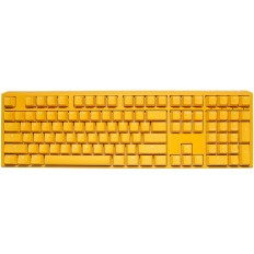 Tastiera Wireless Ducky DKON2108ST-RUSPDYDYYYC1 Giallo Monocromatica QWERTY    