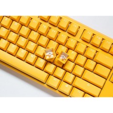 Tastiera Wireless Ducky DKON2108ST-RUSPDYDYYYC1 Giallo Monocromatica QWERTY    