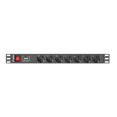 Ciabatta Multipresa Lanberg PDU-07F-0200-IEC-BK (1 m) (2 m)    