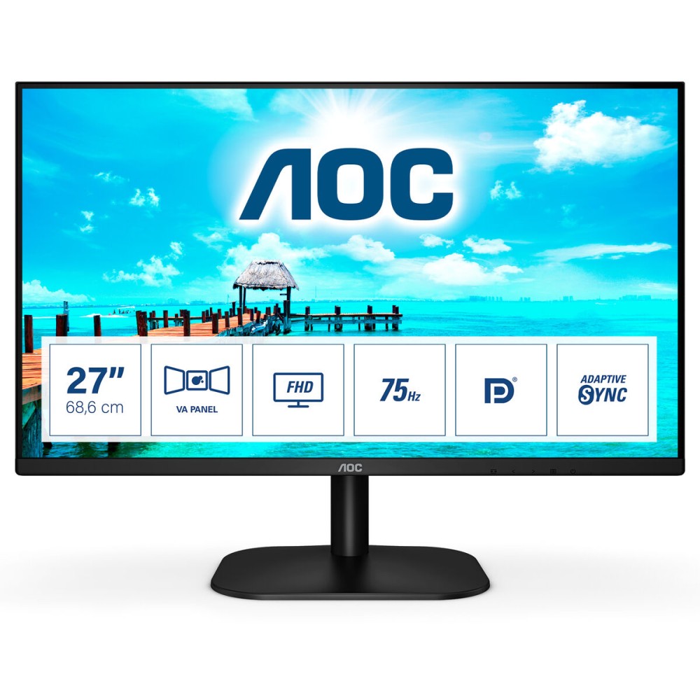 Monitor AOC 27B2QAM 27" LED VA Flicker free 75 Hz    