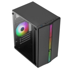 Case computer desktop ATX Aerocool PGS Evo Mini-G-BK-v1 Nero    