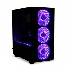 Case computer desktop Micro ATX Ibox PASSION V4 Nero Multicolore    