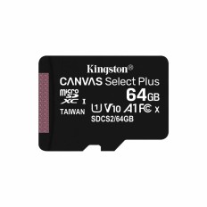 Scheda Di Memoria Micro SD con Adattatore Kingston Canvas Select Plus 64GB 64 GB    