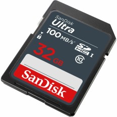 Scheda Di Memoria SD SanDisk Ultra SDHC Mem Card 100MB/s 32 GB    