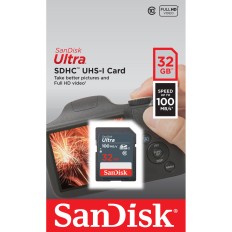 Scheda Di Memoria SD SanDisk Ultra SDHC Mem Card 100MB/s 32 GB    