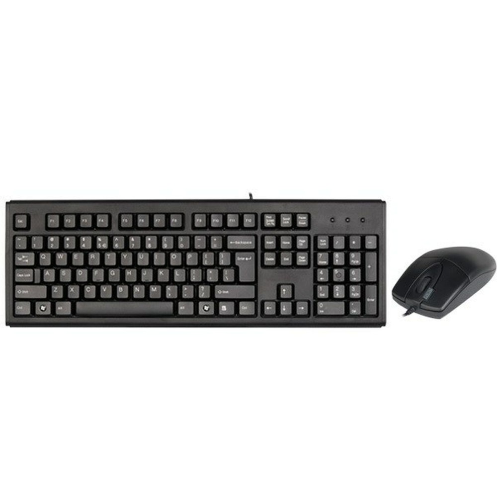 Tastiera e Mouse A4 Tech KM-720620D Nero Inglese QWERTY Qwerty US    