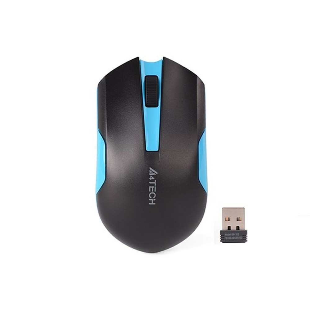 Mouse senza Fili A4 Tech G3-200N Nero/Blu 1000 dpi    