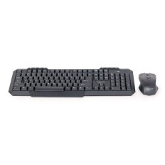 Tastiera e Mouse GEMBIRD KBS-WM-02 Nero Monocromatica QWERTY Qwerty US    