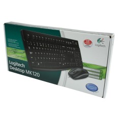 Tastiera Logitech LGT-MK120-US Nero Olandese QWERTY    