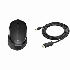 Mouse senza Fili Logitech M330 SILENT PLUS Nero 1000 dpi    