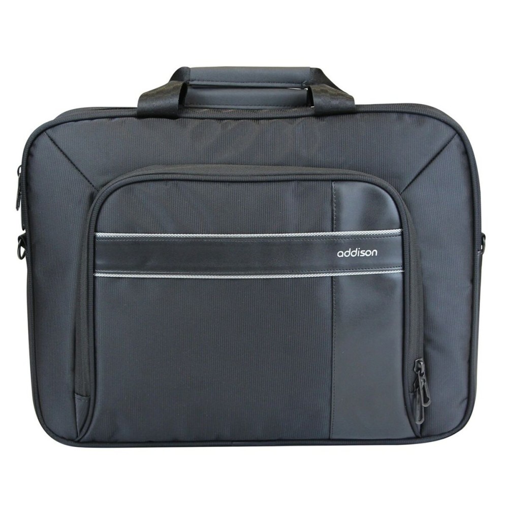 Valigetta per Portatile Addison 301014 Nero Monocromatica 40 x 32 x 9 cm    