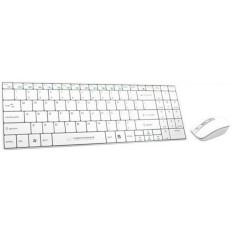 Tastiera e Mouse Esperanza EK122W Bianco QWERTY    