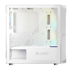 Case computer desktop ATX Logic PORTOS ARGB Bianco Nero    