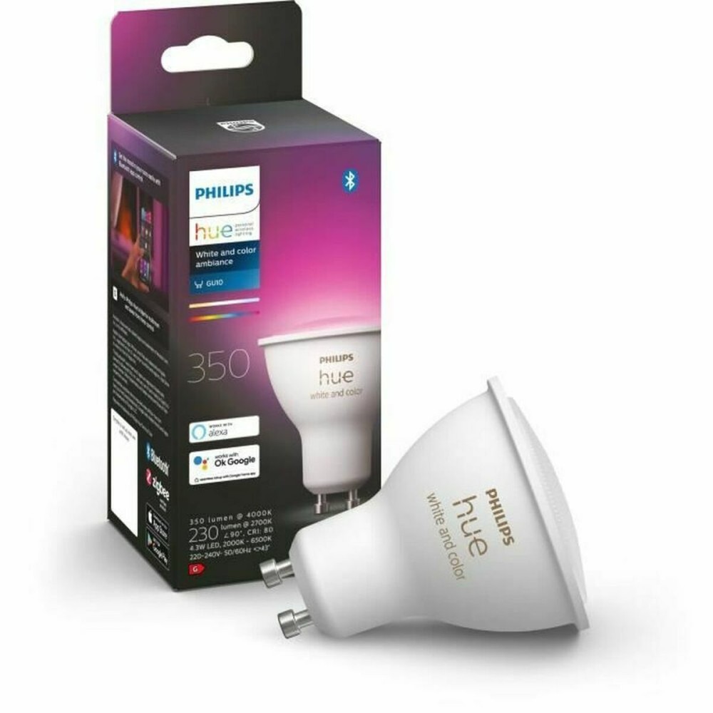 Lampadina Intelligente Philips Pack de 1 GU10 GU10 6500 K 350 lm    