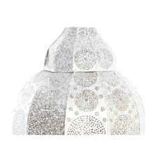 Lampadario DKD Home Decor 31 x 31 x 64 cm Dorato Bianco Ferro 50 W    