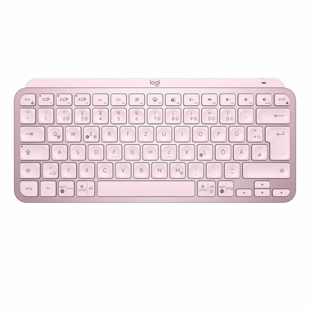 Tastiera Logitech 920-010500 Rosa Monocromatica QWERTY    