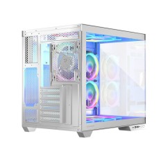 Case computer desktop ATX Modecom Volcano Panorama APEX ARGB 7F MIDI Bianco    