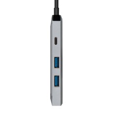 Hub USB Aisens ASUC-4P002-GR Grigio 100 W (1 Unità)    