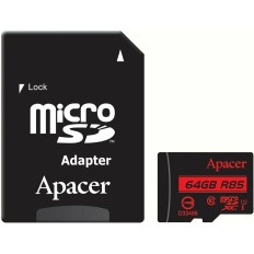 Scheda Di Memoria SD Apacer AP64GMCSX10U5-R 64 GB    