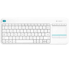 Tastiera Wireless Logitech 920-007138 Bianco Qwerty in Spagnolo QWERTY    