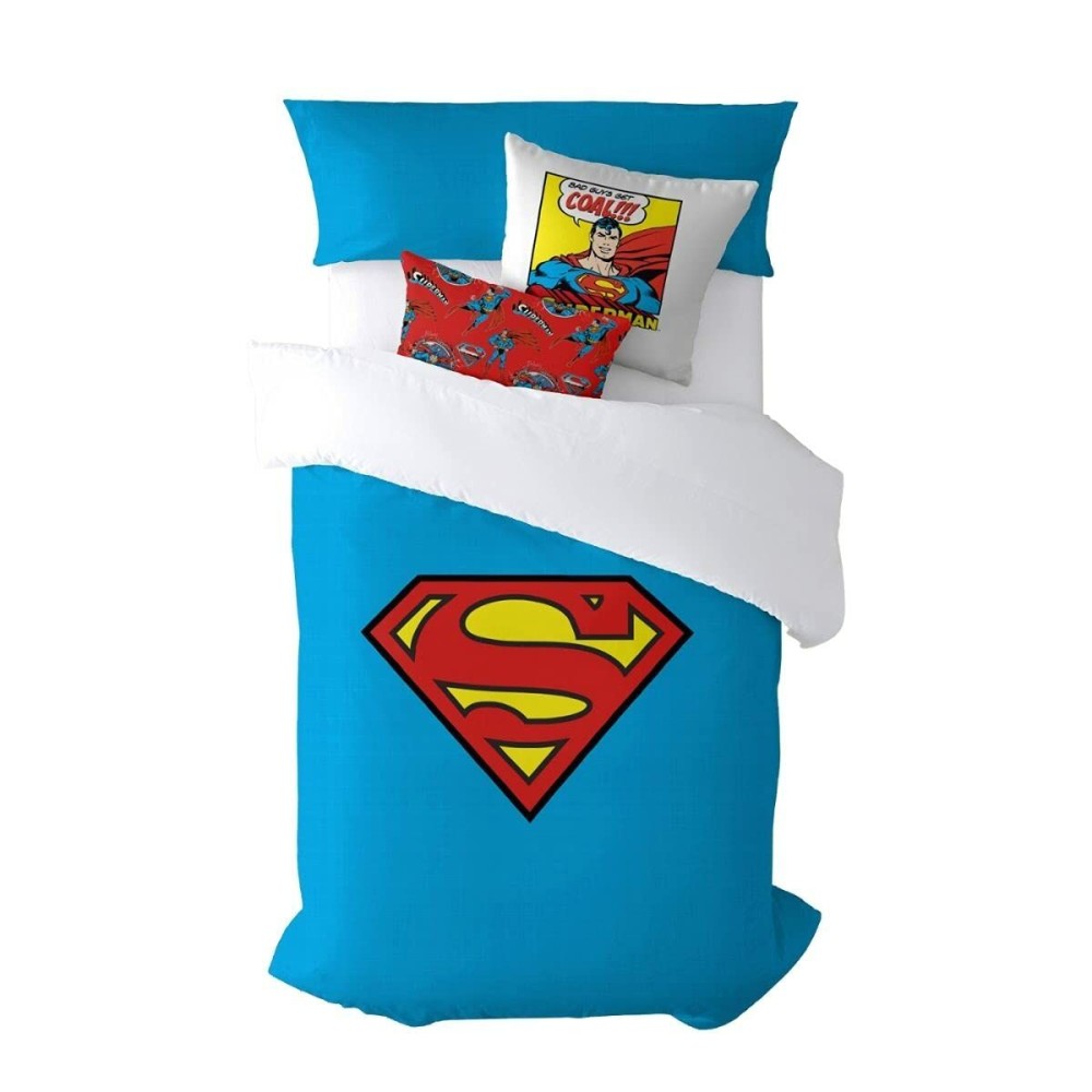 Copripiumino Superman Superman Multicolore 175 Fili 260 x 240 cm    