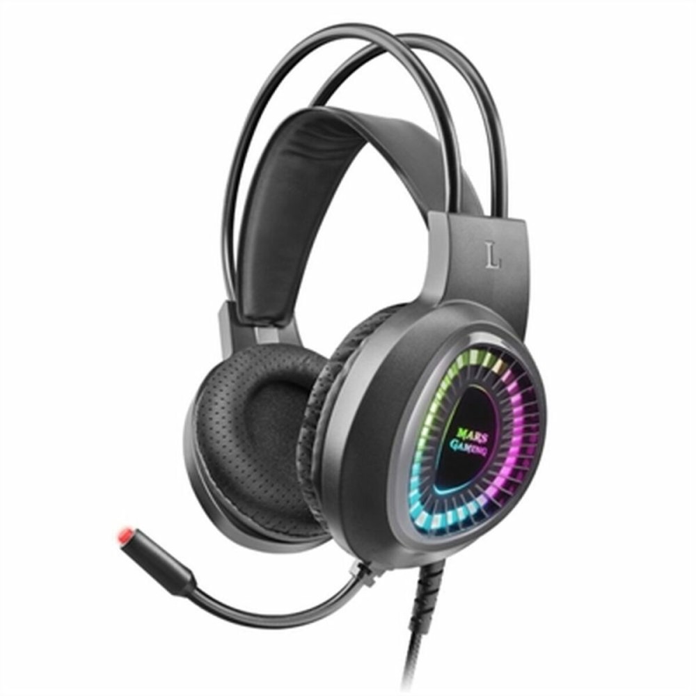 Auricolari con Microfono Mars Gaming MH122 Nero 1,8 m    