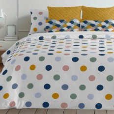 Copripiumino Kids&Cotton Delhi Multicolore 260 x 240 cm    