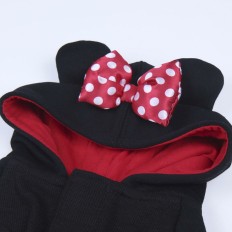 Felpa per Cani Minnie Mouse Nero XXS    