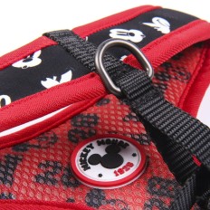 Imbracatura per Cani Mickey Mouse S/M Nero    