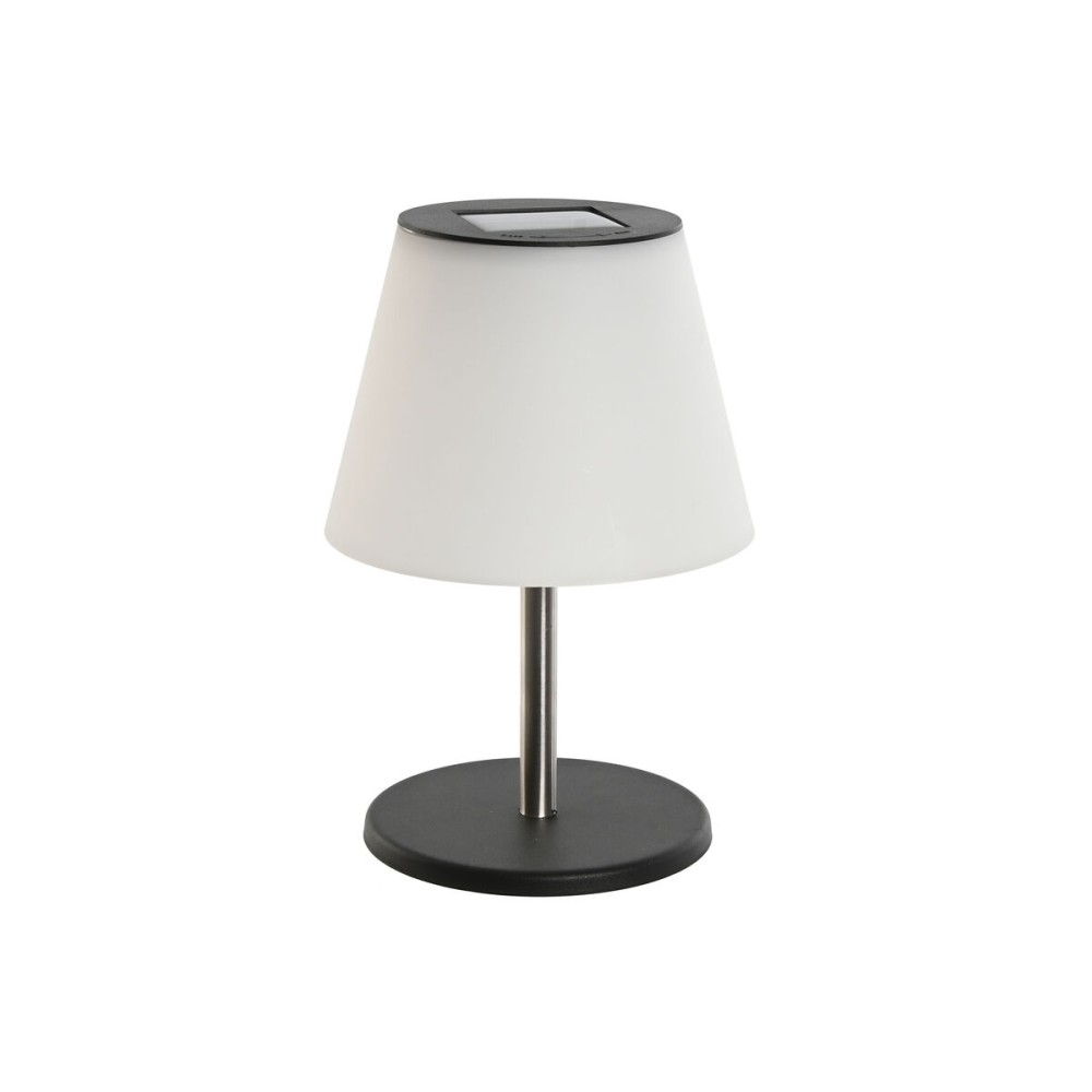 Lampada da tavolo Home ESPRIT Bianco Nero PVC Acciaio inossidabile Alluminio 18 x 18 x 26,5 cm    