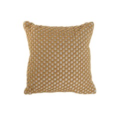 Cuscino Home ESPRIT Senape Frange Boho 45 x 45 cm    