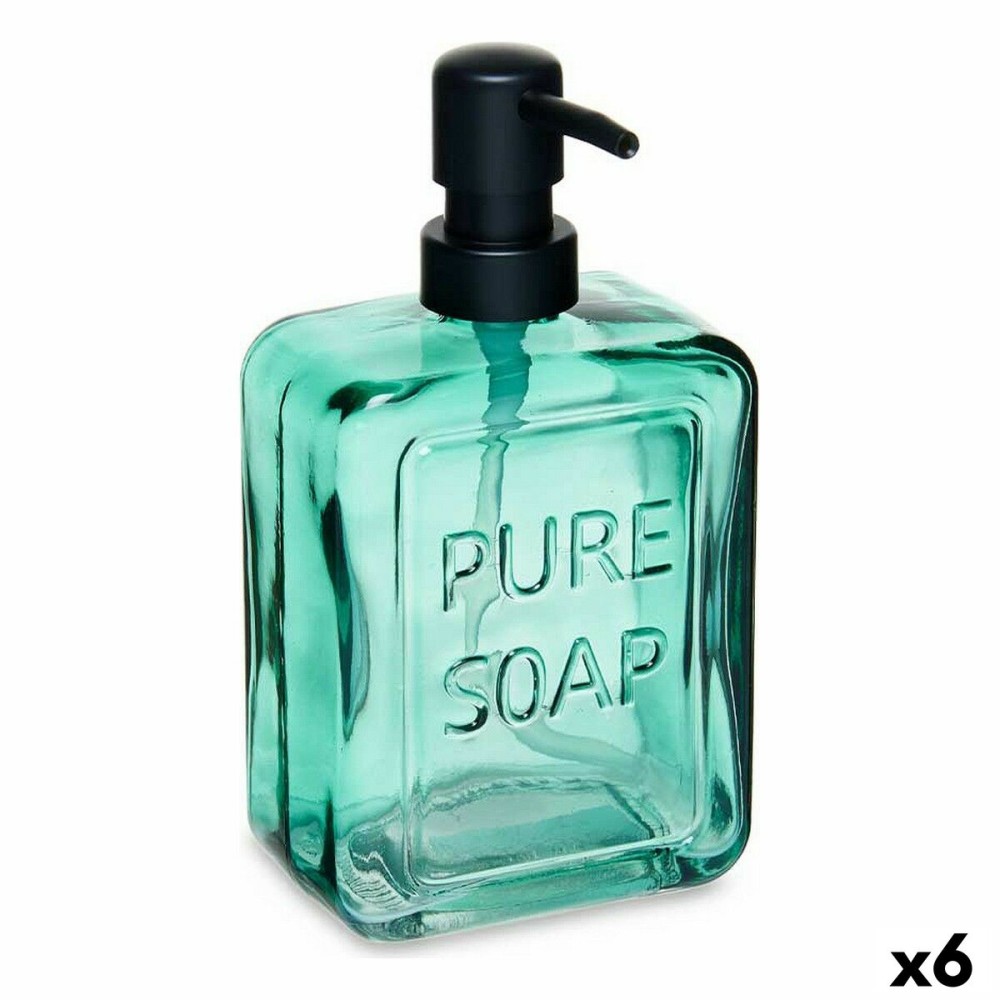 Dispenser di Sapone Pure Soap Cristallo Verde 570 ml (6 Unità)    